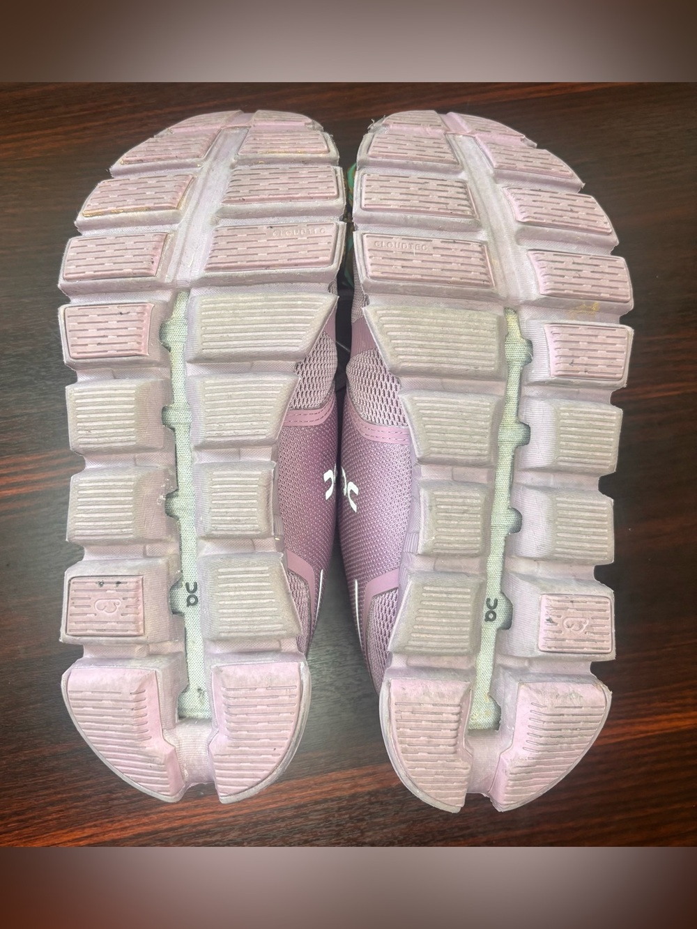 On Cloud 6 Waterproof Shoes Mauve/Purple Women’s Size 7 - Picture 8 of 16
